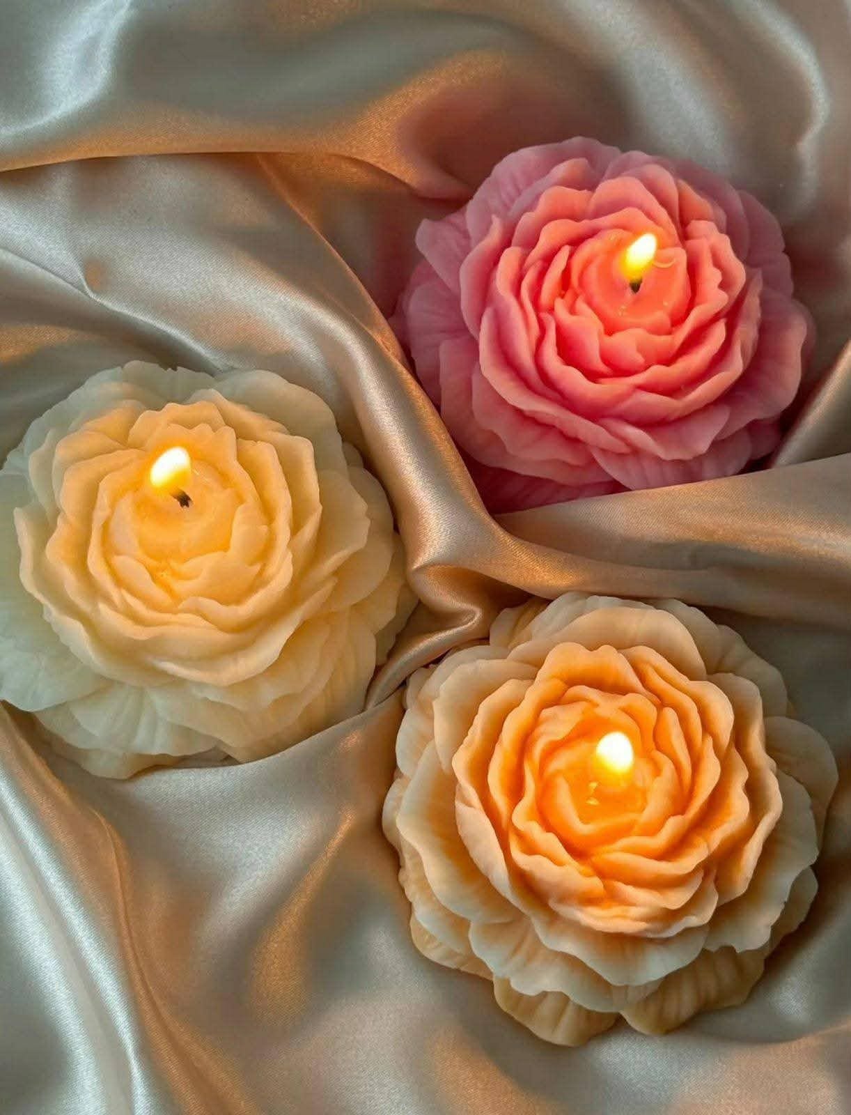 طقم شموع _Lolo Crafts