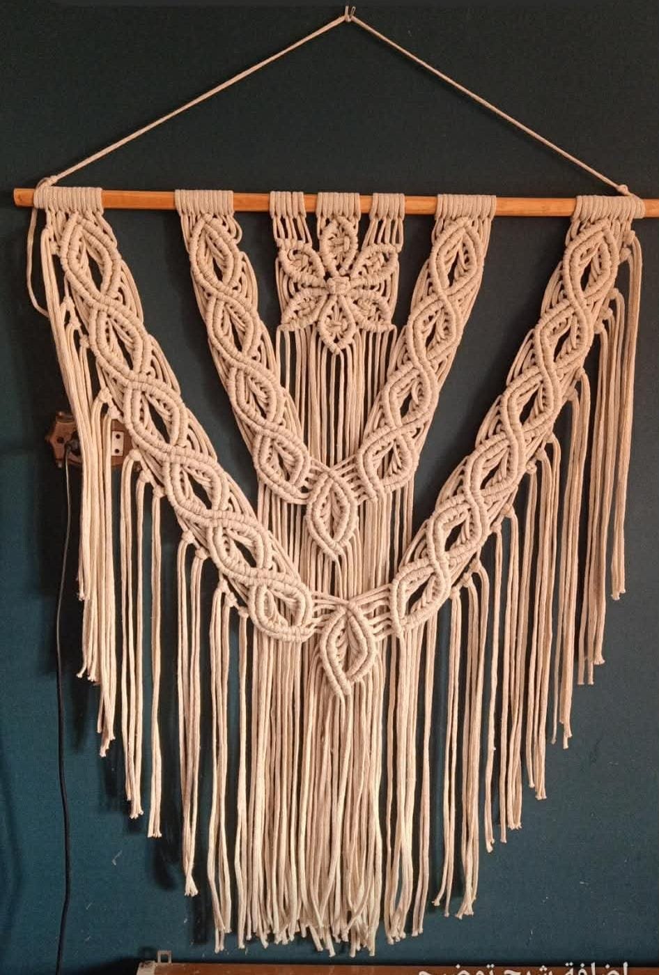 جدارية مكرميه_ Roka Crafts