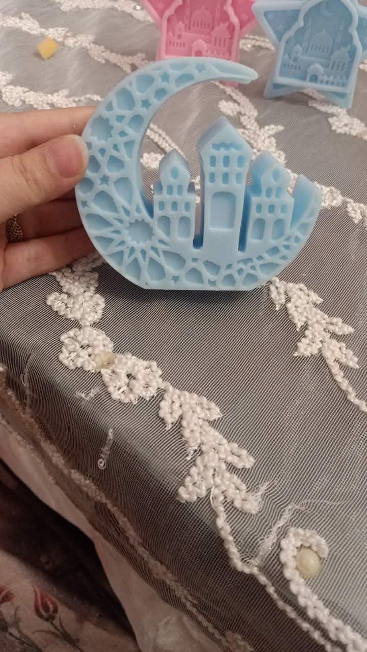 شموع معطره اشكال رمضانيه _ Roka Crafts