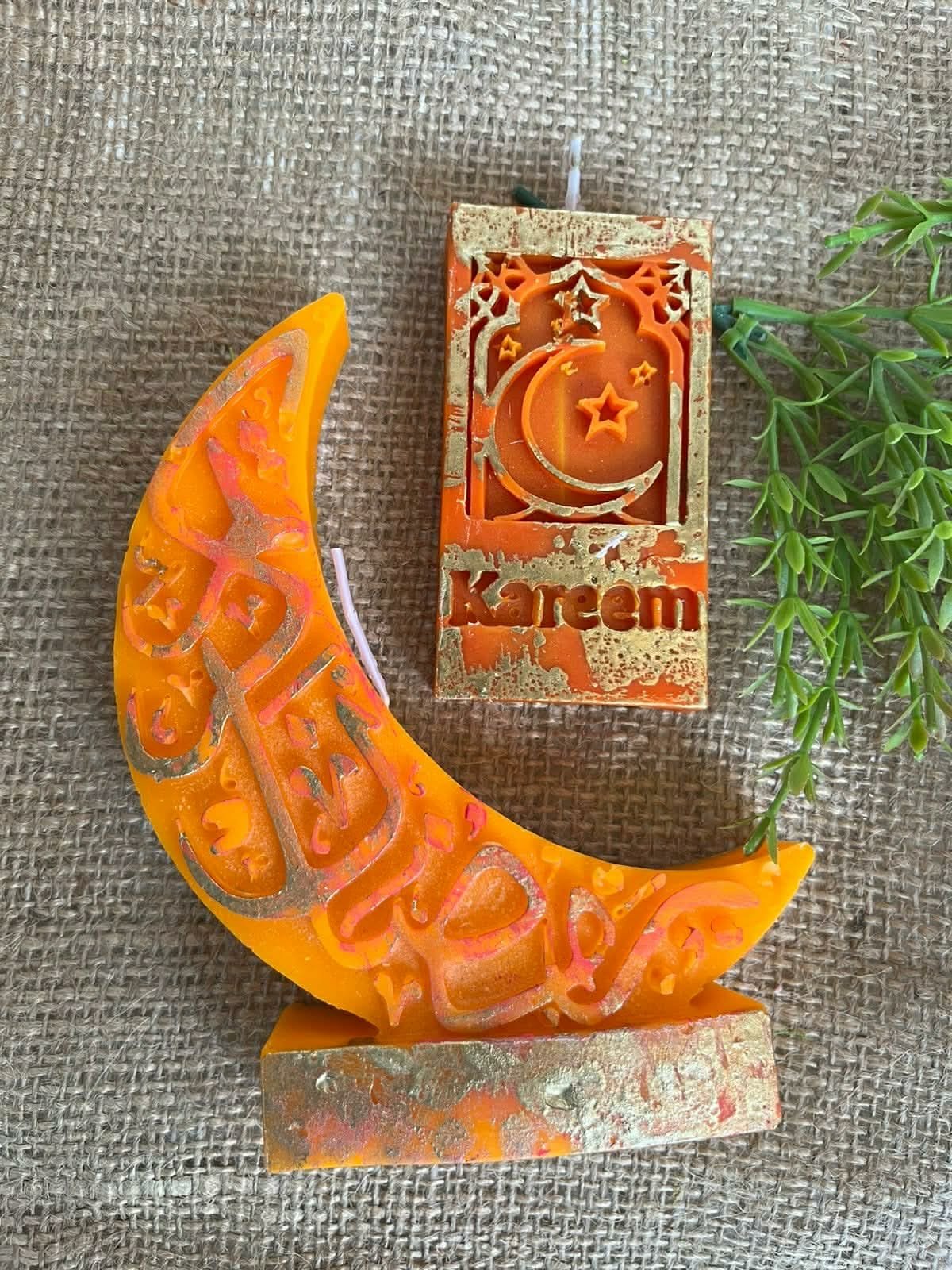 طقم هلال رمضان شمع_Pensem Crafts
