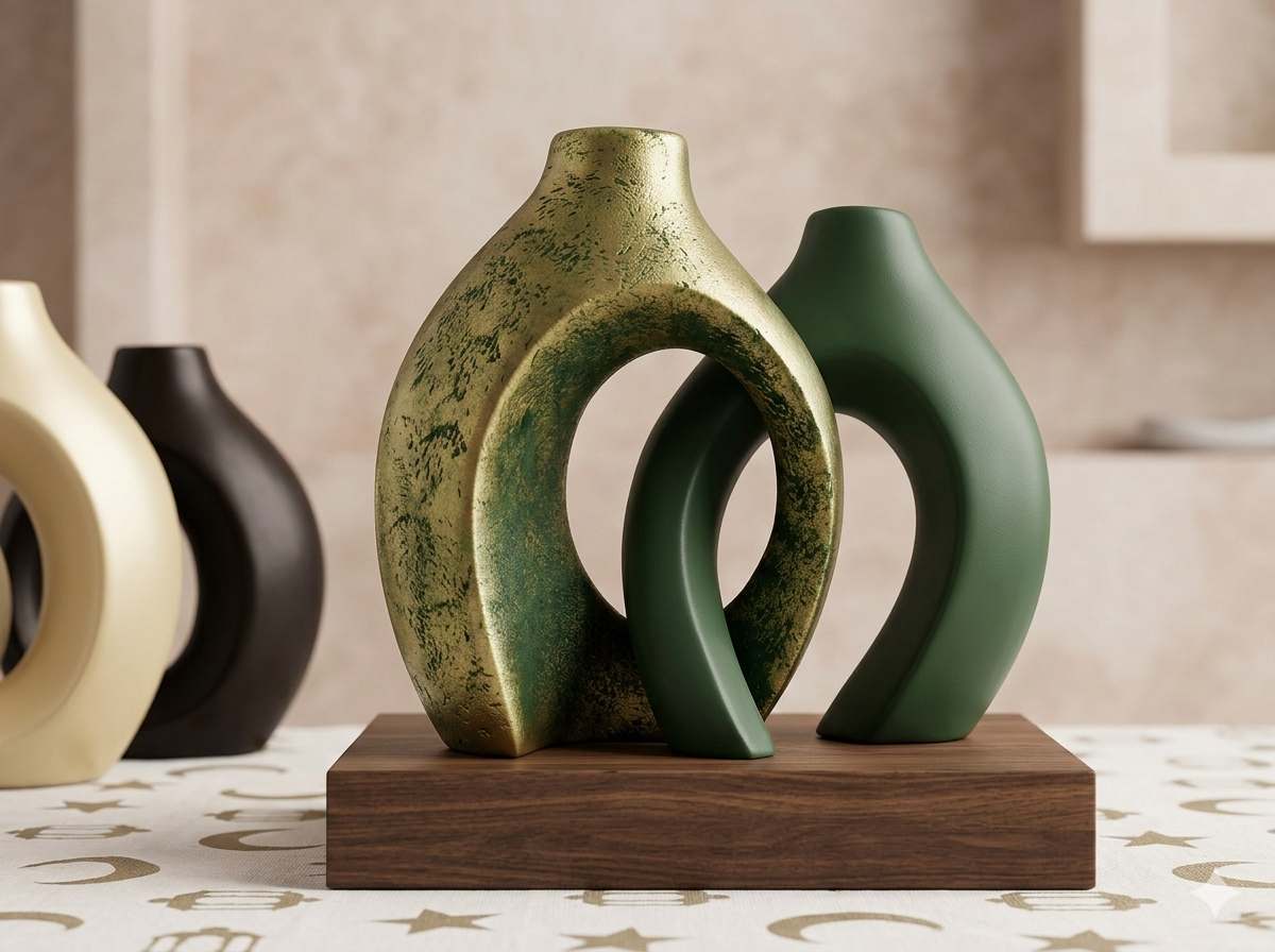 فازة مركبة ٢ قطعة -shahy.crafts