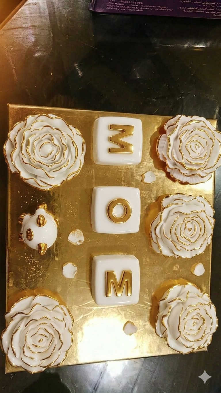 طقم شمع لعيد الأم _lolo.crafts