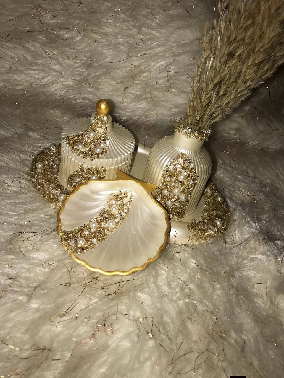 طقم كونكريت ٤ قطع _manar.crafts