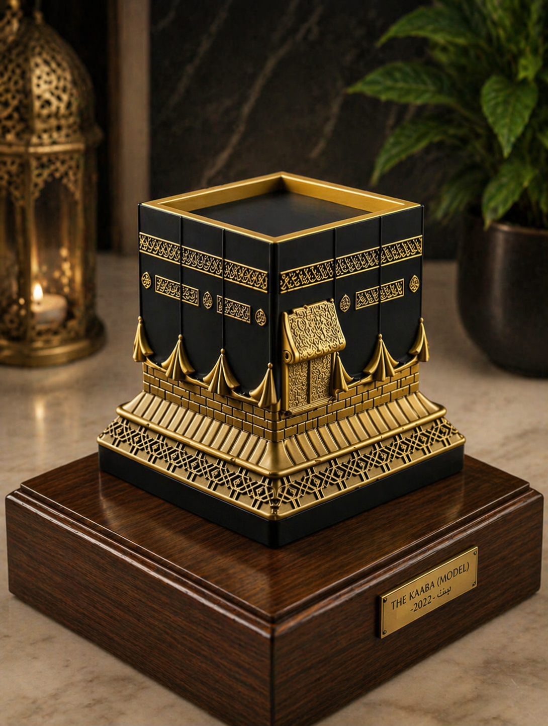 مجسم الكعبة الشريفة كونكريتshahy.crafts