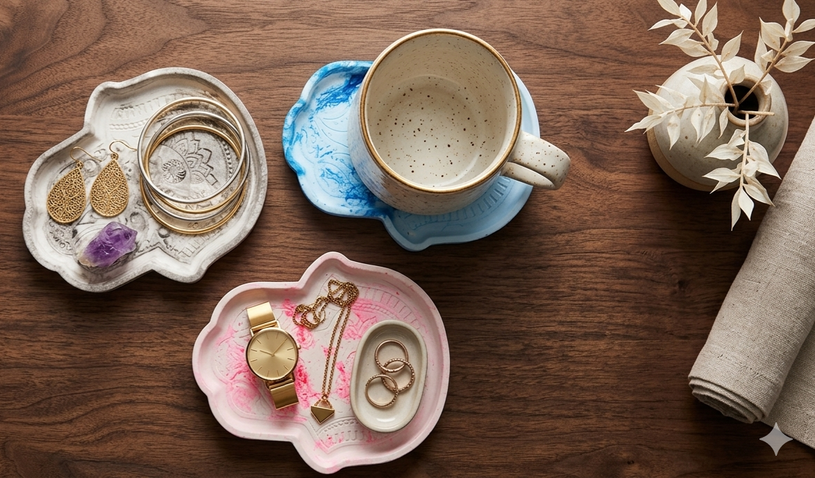 كوستر علي شكل كف shahy.crafts